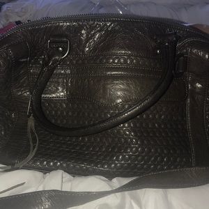 Rebecca Minkoff silver/grey boho bag